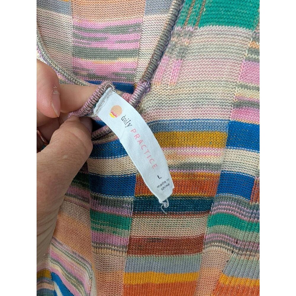 Anthropologie Multicolor Striped Midi Dress - Picture 8 of 9